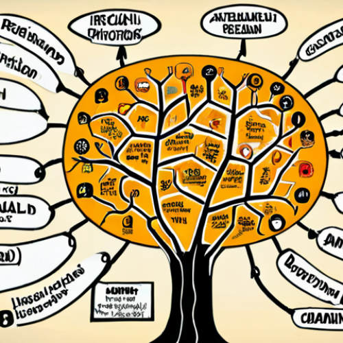 Home 4 **
A vibrant mind map with interconnected branches radiating from a central topic. Each branch features keywords and simple icons or doodles instead of long sentences. Bright colors are used to distinguish different sections, and the overall layout is dynamic and engaging, representing active brainstorming and information processing. Focus on the feeling of easy recall and visual connection.
**